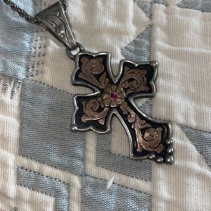Original 2006 Hy-O Silver cross necklace